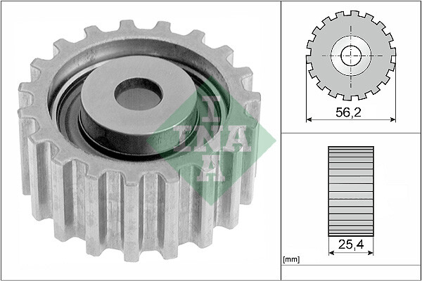 INA 532 0018 10 Deflection/Guide Pulley, timing belt for FORD,MAZDA