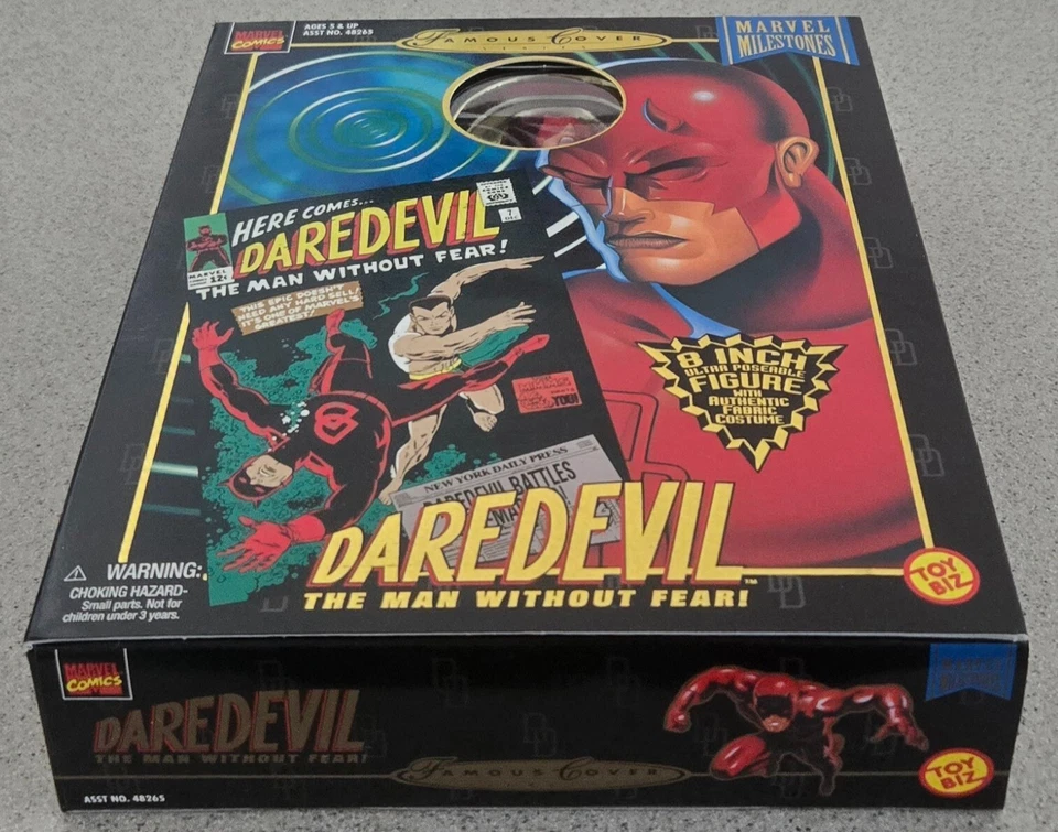 FIGURA DE 8 PULGADAS DAREDEVIL SERIE DE PORTADAS FAMOSA DE MARVEL COMICS MARVEL HITOS DE MARVEL Foto 3 de 4