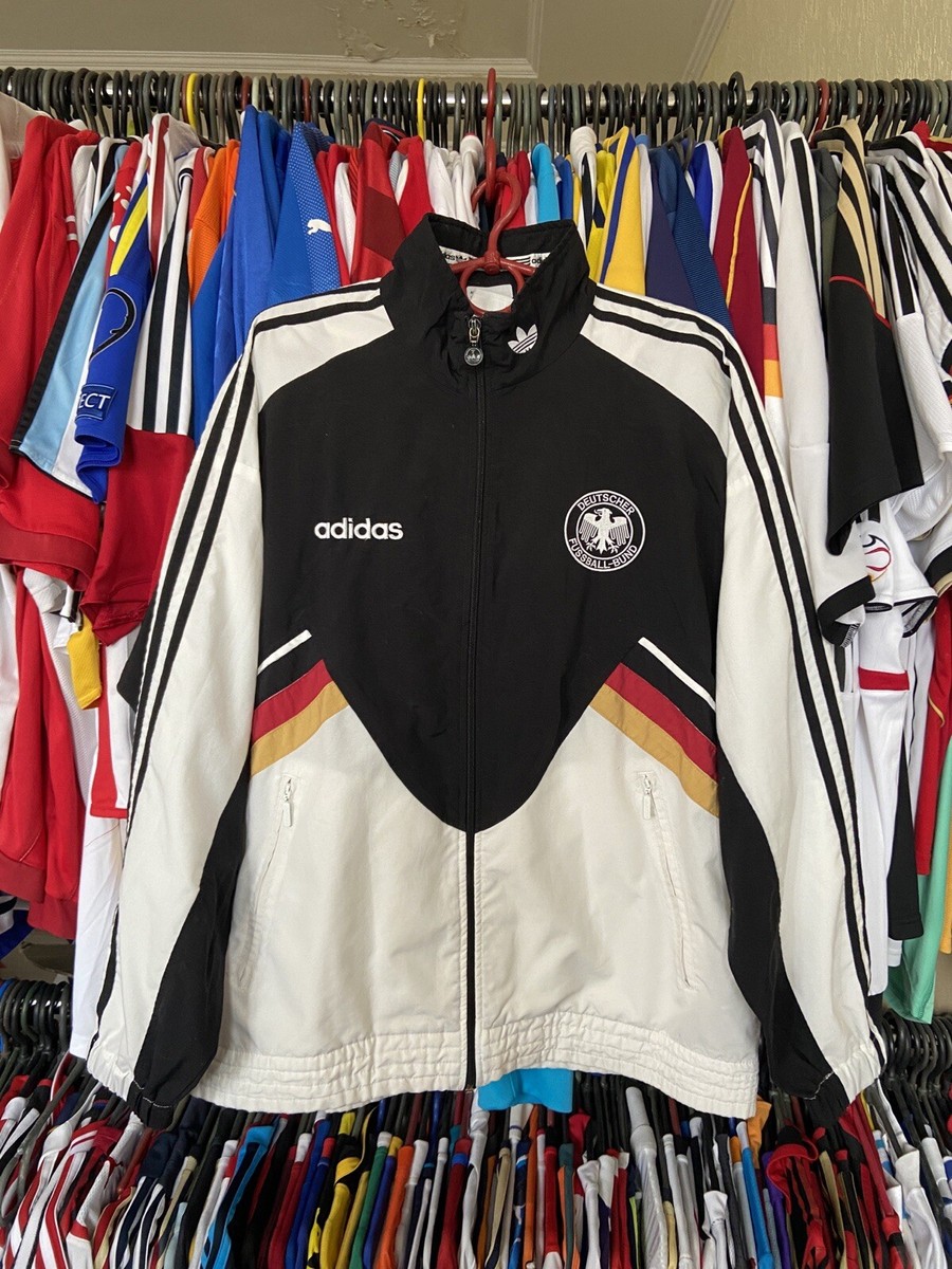 GERMANY 1994 1995 1996 FOOTBAL SOCCER TRACK JACKET ADIDAS sz