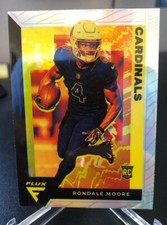 2021 PANINI CHRONICLES FOOTBALL FLUX ROOKIE CARD PRIZM SP #FX20 RONDALE MOORE RC