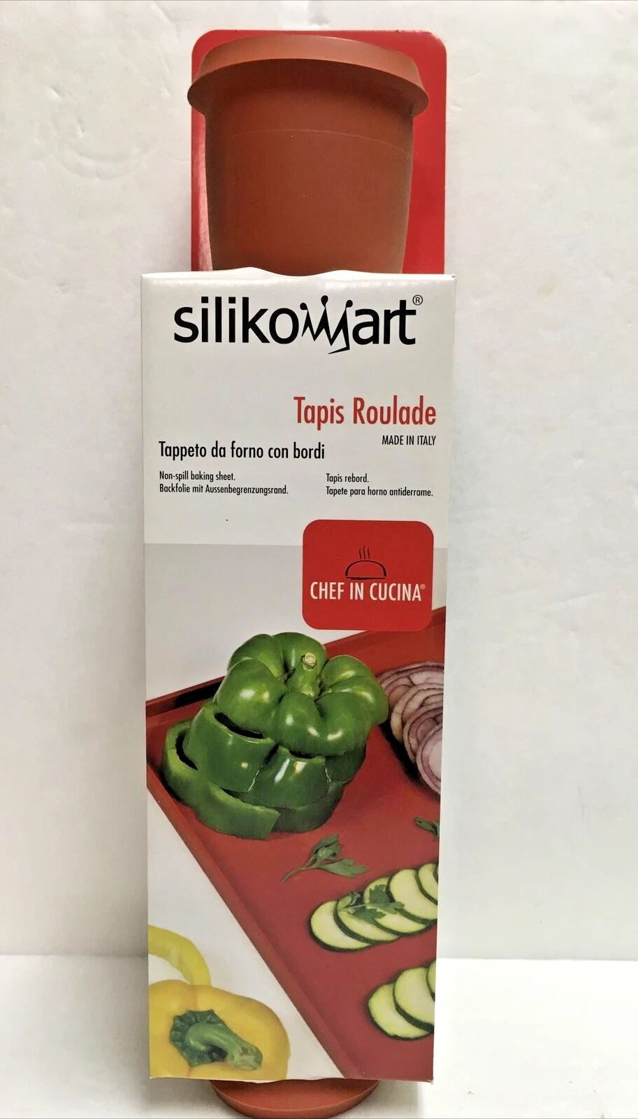 Silikomart Tapis05 Silicone Baking Mat 22.05" x 14.17" x 0.79" High NIP Italy