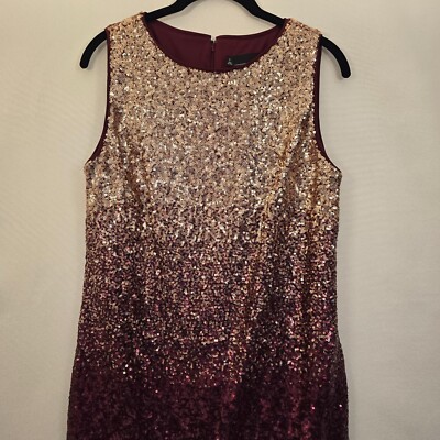 green emerald velvet dress Tulia Burgundy Sequin High-Neck Maxi Dress – Club L London main image 1
