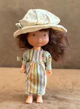 6" Vintage Holly Hobbie Doll Carrie Clothing KTC Knickerbocker 1975 brunette