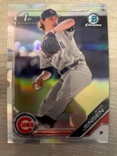 QTY: 2019 Bowman Draft Chrome Ryan Jensen ( Cubs ) 1st Rookie REFRACTOR #BDC-91