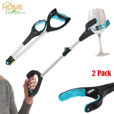 2x Grabber Reacher Tool Trash Pick Up Stick Folding Reaching Grab It Heavy Duty