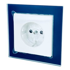 Busch Jaeger 1721-228 Abdeckrahmen 1-fach Glas Ozean Busch-axcent® + Steck. Abde