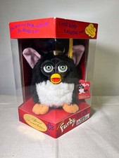 Furby- Tiger Electronics-Graduation - Black with green eyes- special edition-199