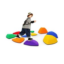 Stepping Stones for Kids 11pcs Anti-skidding Stepping Stones Set Balance Bloc...