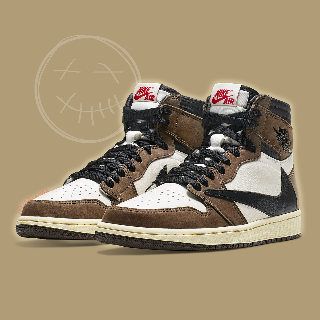 Nike Air Jordan 1 Retro High, Travis Scott - UK9 / US10 Nike Air Jordan 1 Retro High, Travis Scott - UK9 / US10