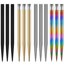 Mission | Glide | Smooth Dart Points 6 Lengths, Various Size/Colour &ndash; 3 Per Pack