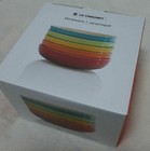 Le Creuset Round Dish Plate 20cm Rainbow 5 Color Set Heatproof Coldproof