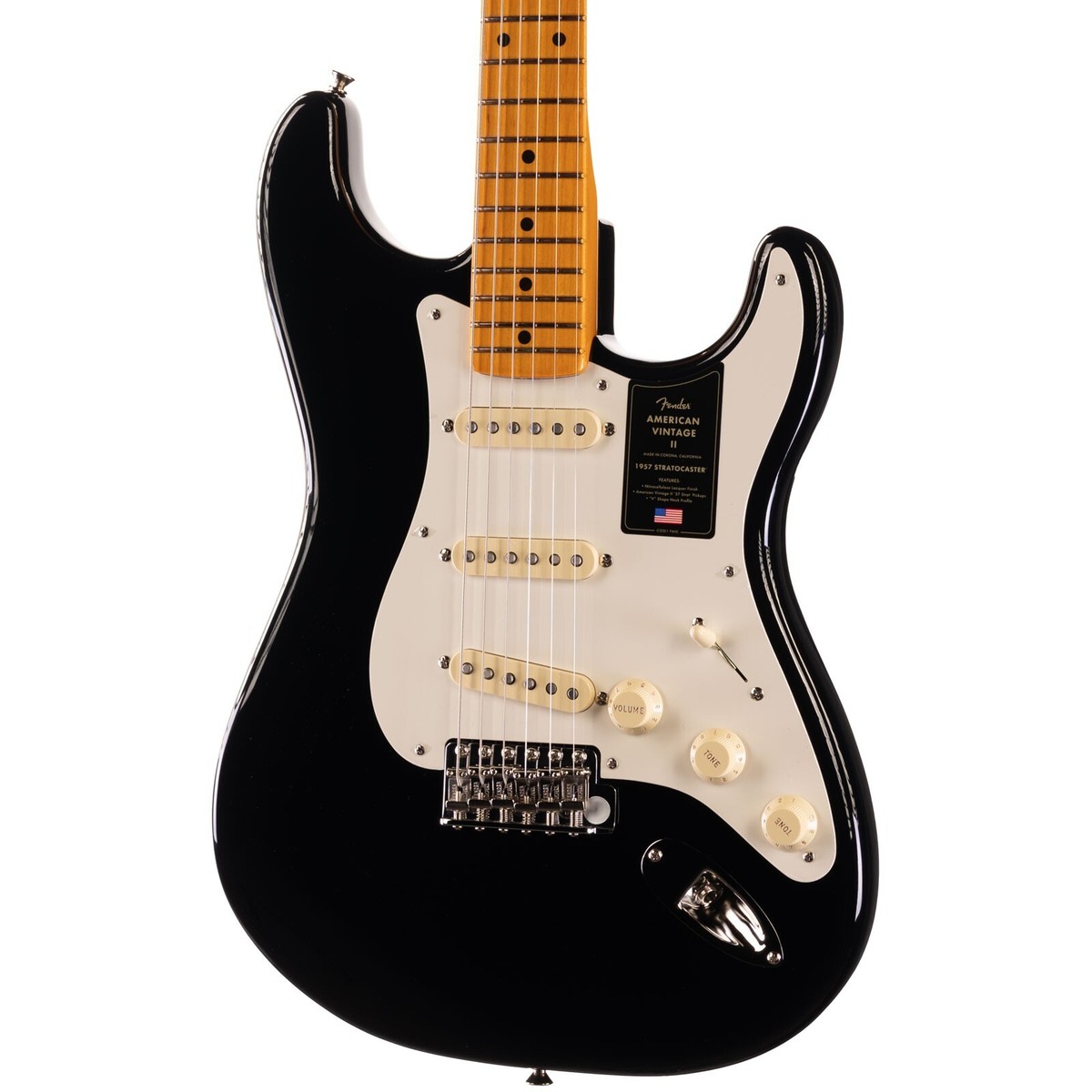 Fender American Vintage II 1957 Stratocaster Black (402) | eBay