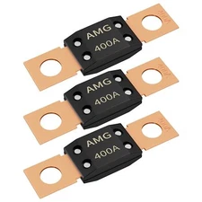 Joinfworld 400A MEGA Fuse High Current Bolt Mount Automotive 400 Amp MEGA/AMG...