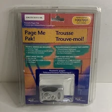 Vintage Bell Mobility Edgtech F11 Classic Pager Beeper Silver - NEW