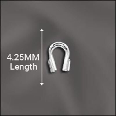 Sterling Silber Drahtschutz. Passend für 0,010'' (0,25mm) bis 0,019'' (0,48mm) 20er Pack