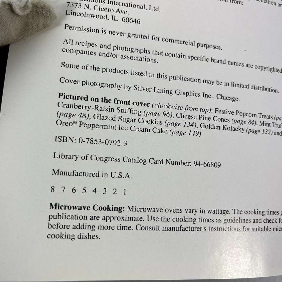 Treasury of Christmas Cookbook 3 Books in 1 Hardcover 1994 1st Edition — 第 4/4 张图片