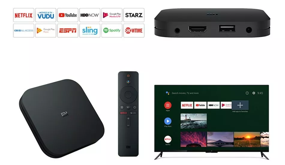 Xiaomi Mi Box 4k Android Tv Media Player Hdr