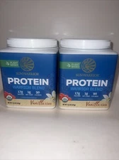 (2) Sunwarrior Warrior PROTEIN Warrior Blend Vanilla 13.2 oz   Ex: 2/2026 