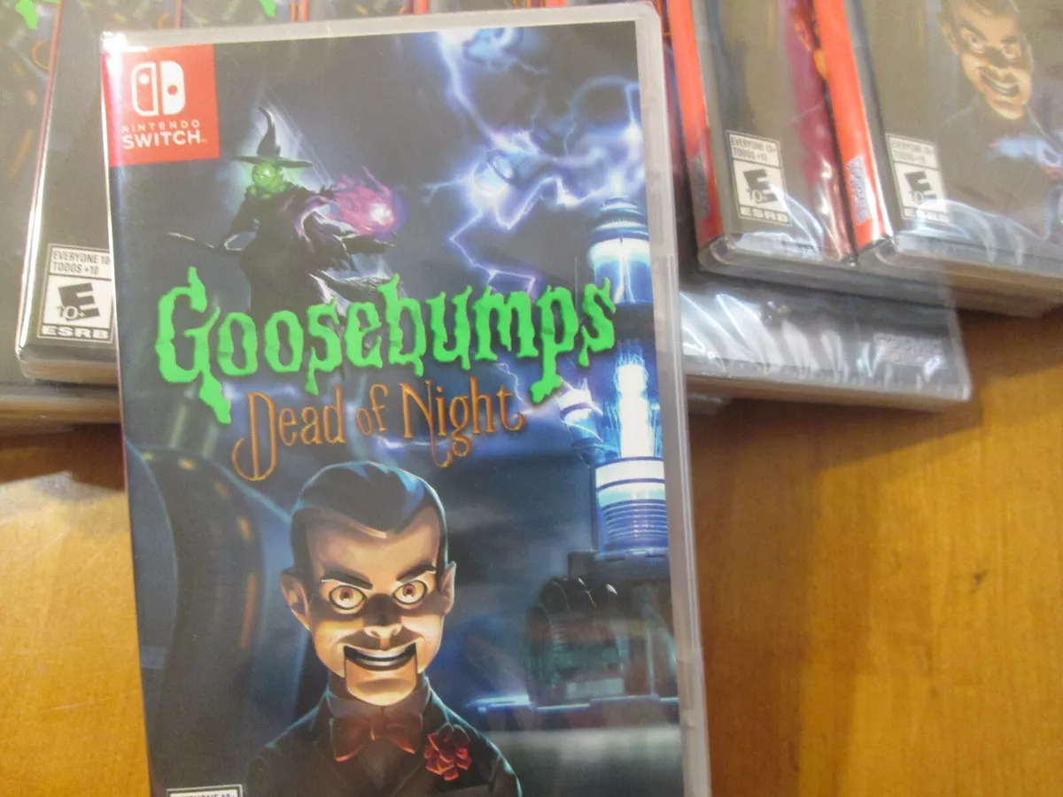 GOOSEBUMPS DEAD OF NIGHT NINTENDO SWITCH GAME SCARE KIDS NEW FACTORY SEALED  860004098607