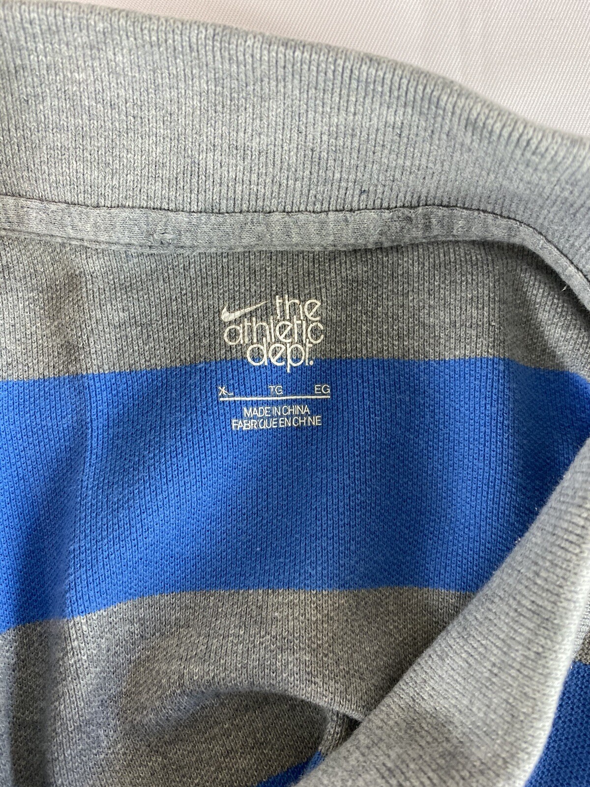 Nike The Athletic Dept. AD Golf Polo Shirt XL Grey B… Gem