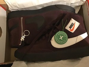 nike blazer mid burgundy