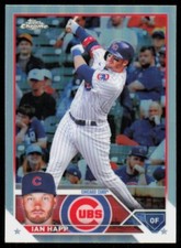 2023 Topps Chrome Base Refractor Ian Happ Chicago Cubs #102