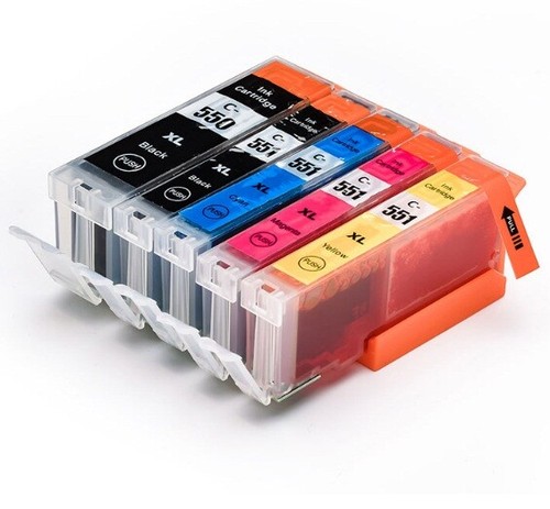 Kompatible Tintenpatronen PGI550 CLI551 für Canon Pixma MG IP MX MIT CHIP - Bild 9 von 12