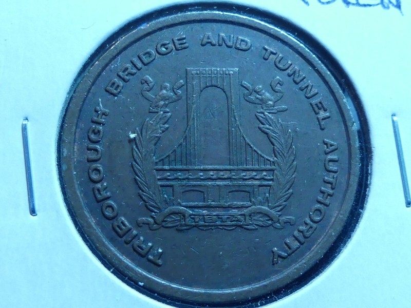 NEW YORK Transit Token ~28mm OD