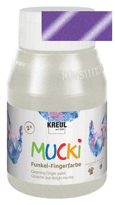 KREUL Funkel-Fingerfarbe ''MUCKI'' zauber-lila 500 ml