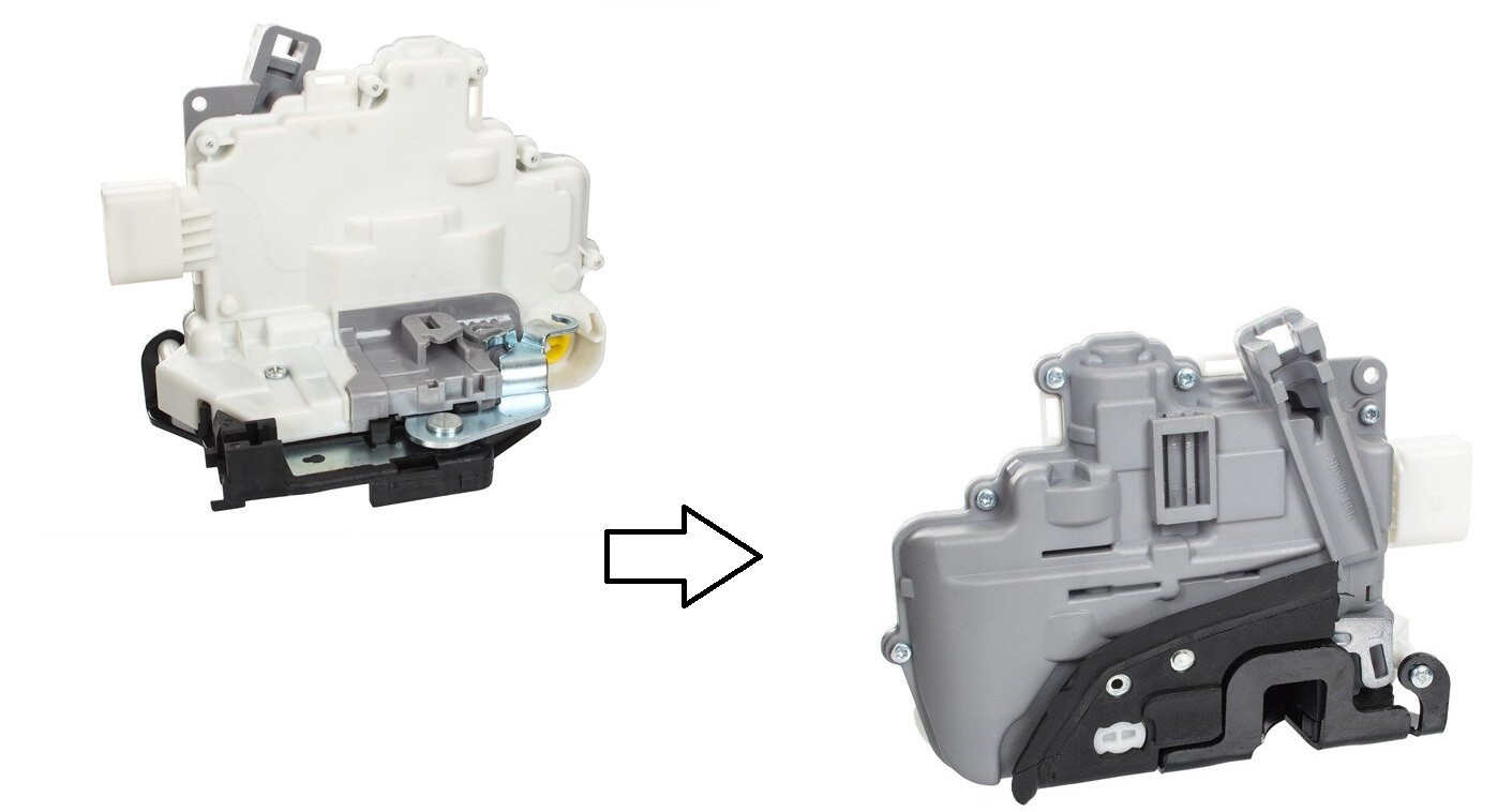 Moteur centralisation serrure de porte avant gauche Seat Altea Toledo III 04