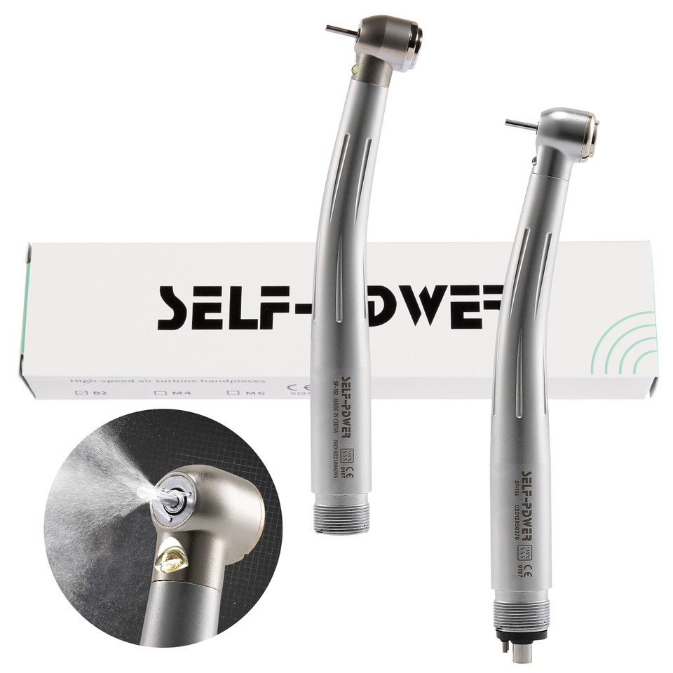 NSK Style Dental (Fiber Optic LED E-generator) High Speed Handpiece 2/4