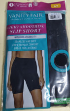 Vanity Fair Radiant Coll. Slip Short Light Smoothing Seamless Black L/7 SPLK