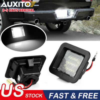 2 Pack LED License Plate Light Assembly For Ford F150 2015-2020 – White 12V 3W