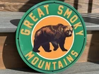Smoky Mountains National Park Heavy Metal Vintage Style Steel Sign