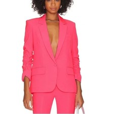 GENERATION LOVE WOMEN'S MADISON CREPE BLAZER ULTRA PINK SZ S 385 NWT