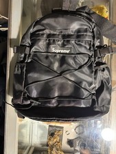 Authentic FW17 Supreme Black Backpack Slightly Used