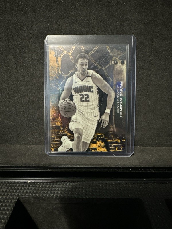 2025-26 Topps Chrome Basketball Cactus Jack #28 Franz Wagner Gold Refractor /50