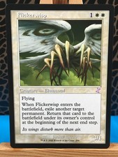 MTG - Flickerwisp. Time Spiral Remastered - Timeshifted. White Creature.