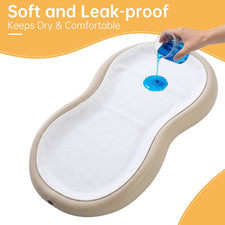 6 Pcs Changing Pad Liner Compatible Keekaroo Peanut Changer Quilted Thicker