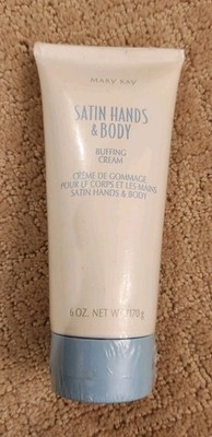 New Sealed Vintage Mary Kay Satin Hands Body Buffing Cream 6 oz Lot Of 2 Sealed 
