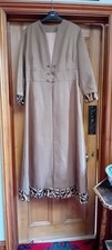 Fabulous Leopard Print Dress Coat, Size M