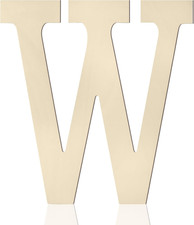 Wooden Letters 12 Inch W, 1/5 Inch Thick Large Wooden Letters for Wall Decor Unf