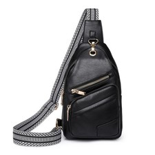 Crossbody Sling Bags for Women Men Vegan Leather Travel Purse Fashionable Che...