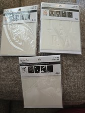 3 Recollections Halloween Layering Stencils 4 Pks Trick Or Treat Spiderwebs/Bats