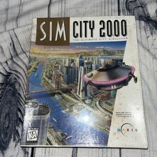 Sim City 2000 Big Box IBM DOS PC Game 3.5 Floppy 1993 BRAND NEW SEALED flawed 
