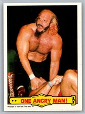 1985 Topps WWF Pro Wrestling Stars #38 One Angry Man!