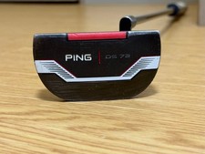 PING DS72 35" Mid Mallet Putter with Head Cover, Right-Hand, Stainless Steel