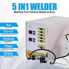 110v Permanent Jewelry Welder Kit Pulse Spots Welder Jewelry Arc Welding Machine