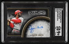 2023 Topps Diamond Icons Black 10/10 Ozzie Smith #DIA-OS SGC 9 MINT Auto HOF v1x