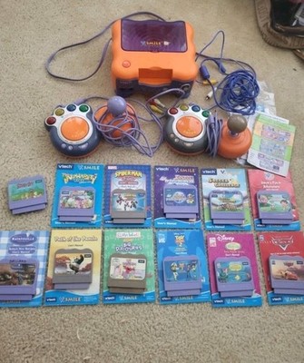Vtech Vsmile Learning Sytem HUGE BUNDLE